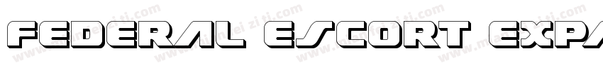 Federal Escort Expan字体转换